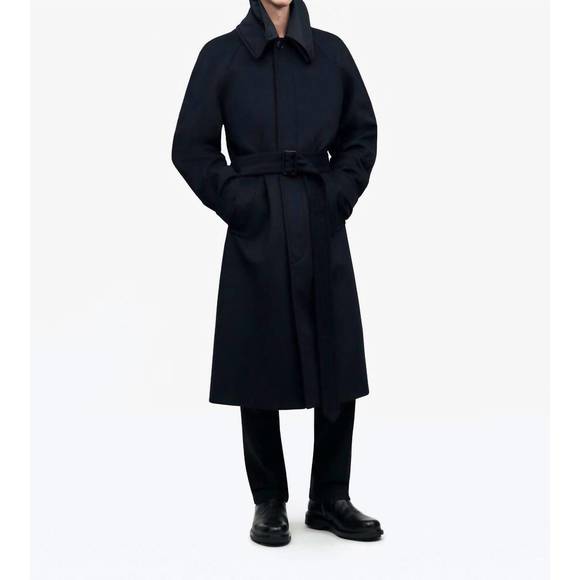 NEW TIGER OF SWEDEN lonnie coat in light ink